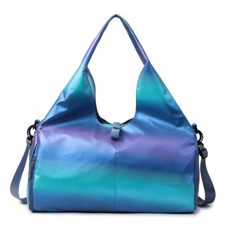 Swimming Yoga Bag, Fashionable Dance Bag, Sports and Fitness Bag for Women, Large Capacity, Dry and Wet Separation, Short-trip Travel Bag