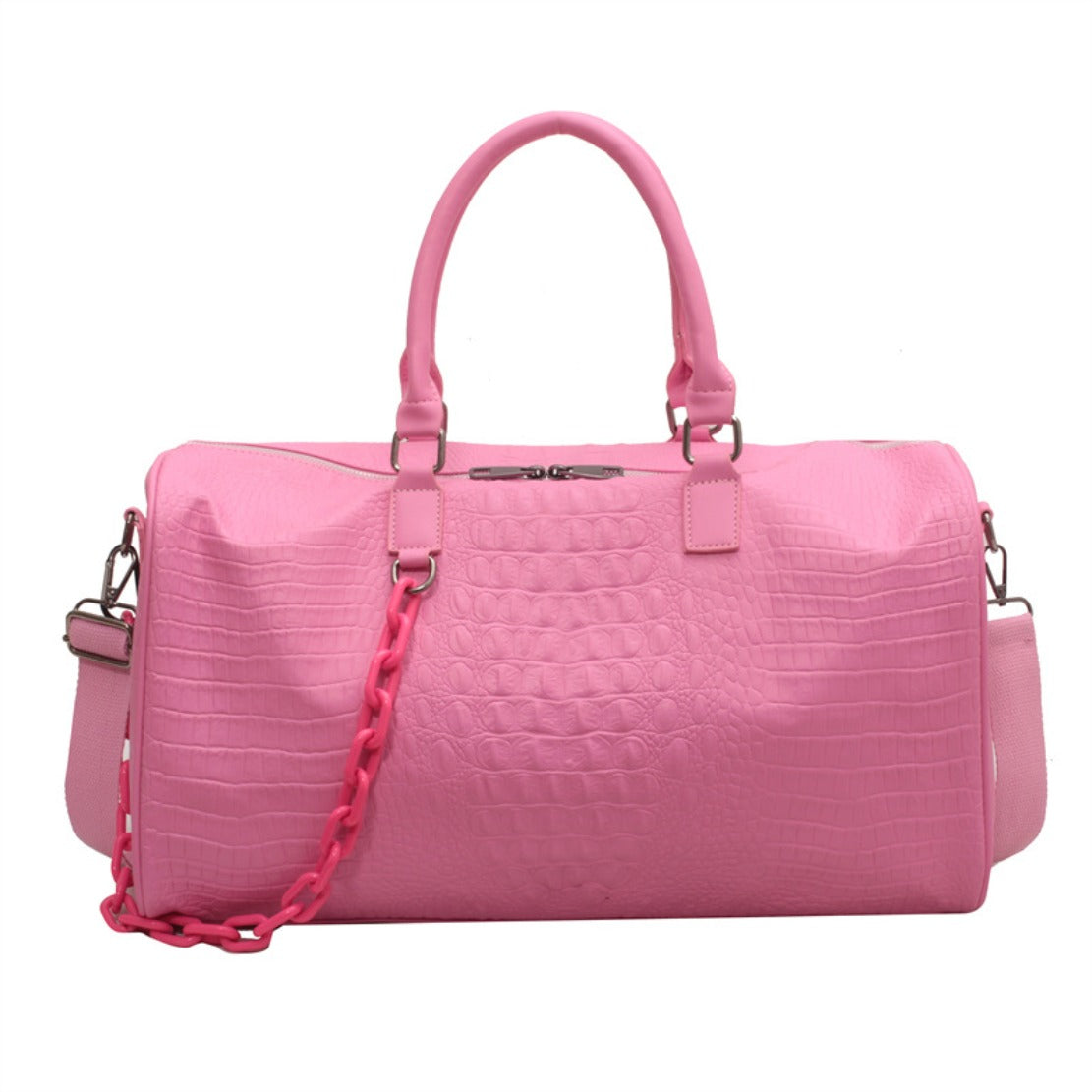 Men's And Women's Large Capacity Travel Bags | Soft, Fitness Bags, New Lightweight Crossbody Bags, Available in Multiple Colors:, Pink, Yellow, Green, Coffee, Dark Brown
