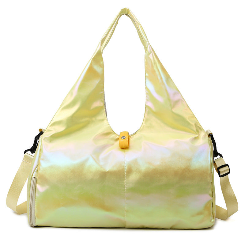 Swimming Yoga Bag, Fashionable Dance Bag, Sports and Fitness Bag for Women, Large Capacity, Dry and Wet Separation, Short-trip Travel Bag