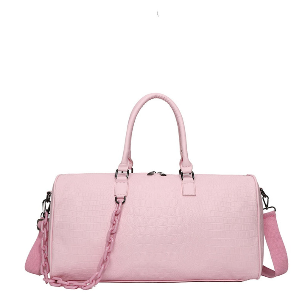 Men's And Women's Large Capacity Travel Bags | Soft, Fitness Bags, New Lightweight Crossbody Bags, Available in Multiple Colors:, Pink, Yellow, Green, Coffee, Dark Brown