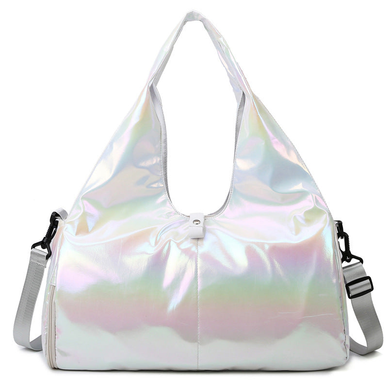 Swimming Yoga Bag, Fashionable Dance Bag, Sports and Fitness Bag for Women, Large Capacity, Dry and Wet Separation, Short-trip Travel Bag
