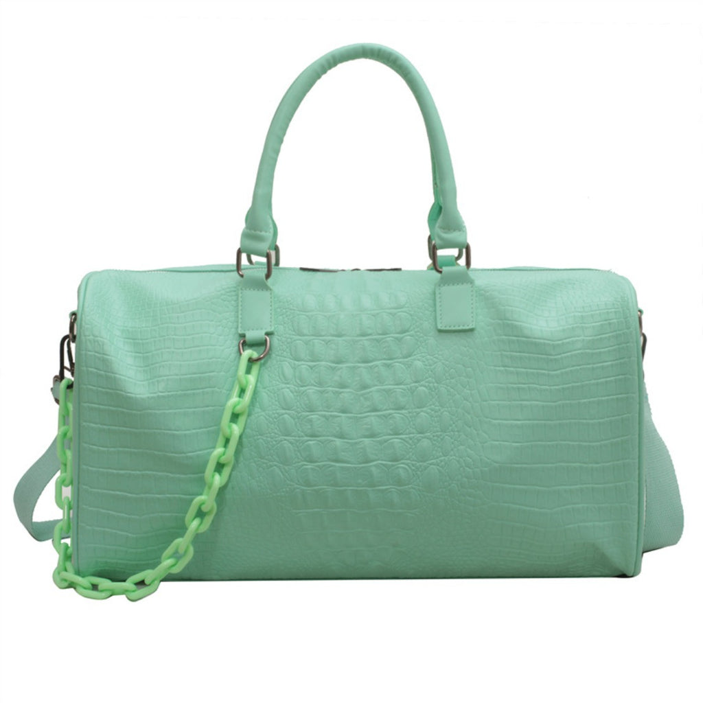 Men's And Women's Large Capacity Travel Bags | Soft, Fitness Bags, New Lightweight Crossbody Bags, Available in Multiple Colors:, Pink, Yellow, Green, Coffee, Dark Brown