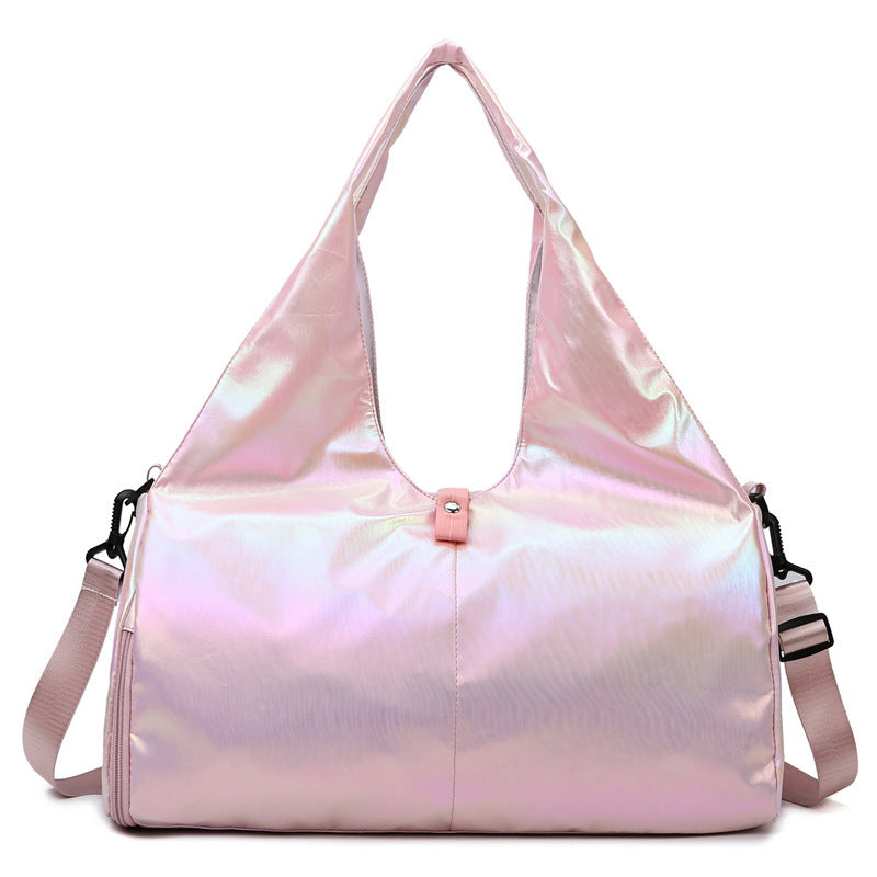 Swimming Yoga Bag, Fashionable Dance Bag, Sports and Fitness Bag for Women, Large Capacity, Dry and Wet Separation, Short-trip Travel Bag
